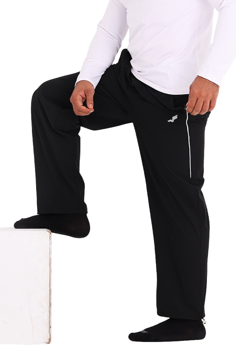 Wide-Leg Waterproof Pants